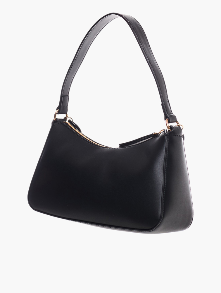バッグ TYPE-G MyRunway | Shop GUESS Black Gabbi Mini Top Zip Satchel Bag for